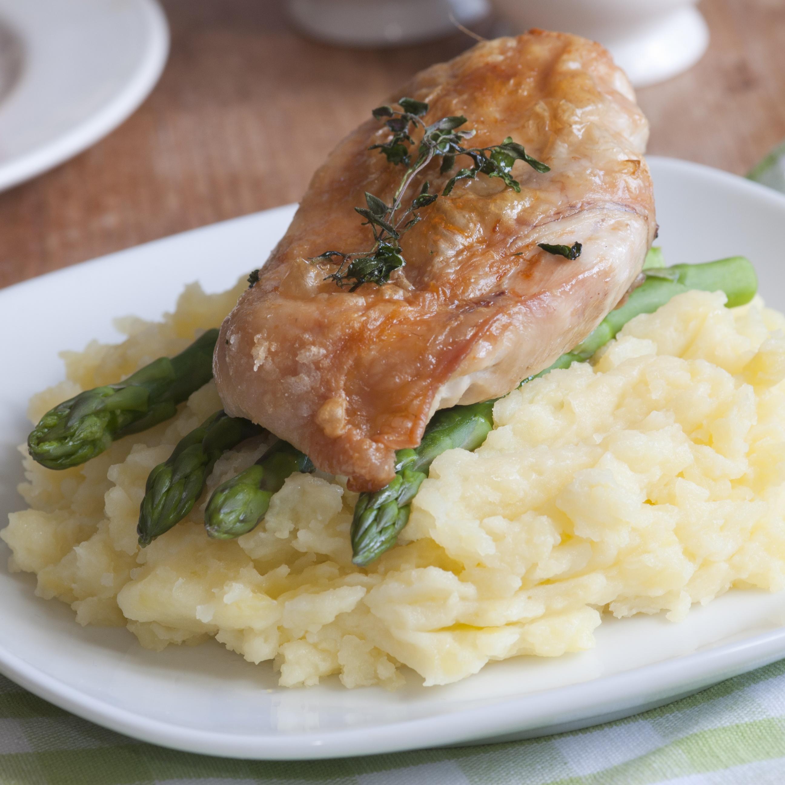 Garlic Chicken with Cauliflower Mash Atkins Low Carb Diet